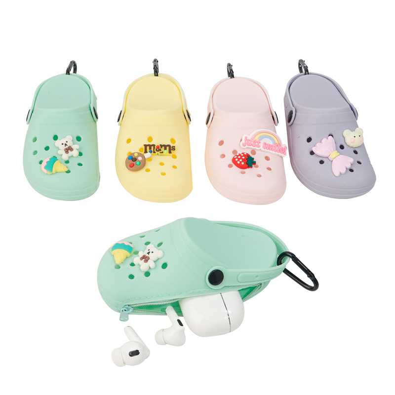 YF2507 Crocs-Style Silicone Coin Purse